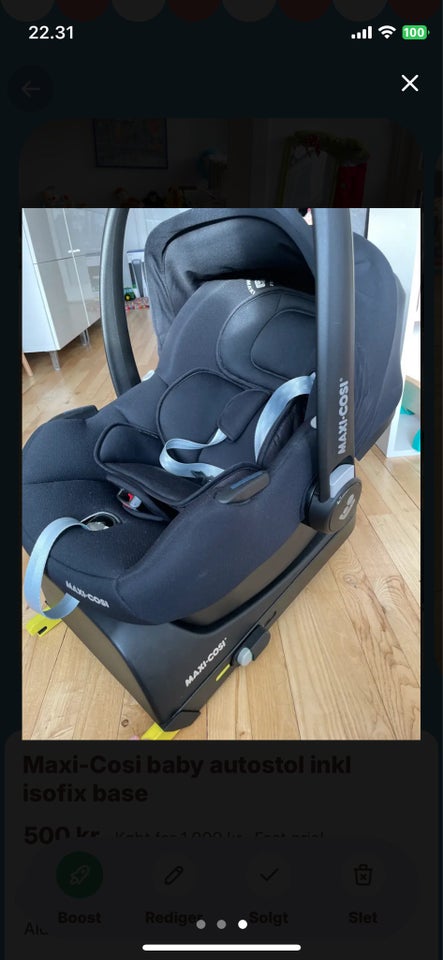 Autostol, op til 13 kg , Maxi Cosi