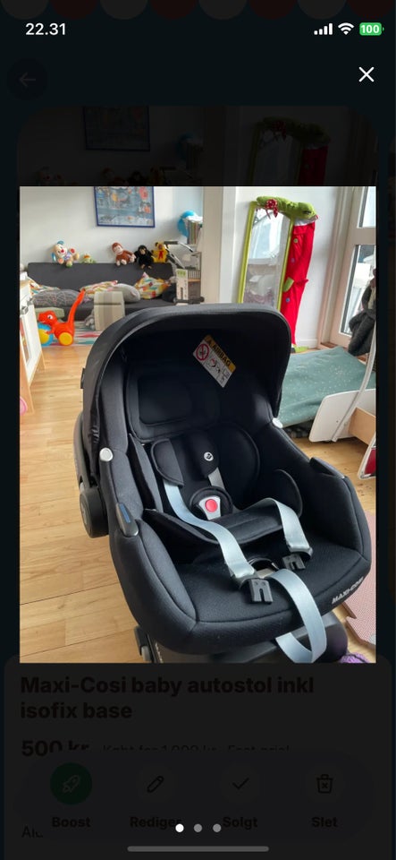 Autostol, op til 13 kg , Maxi Cosi