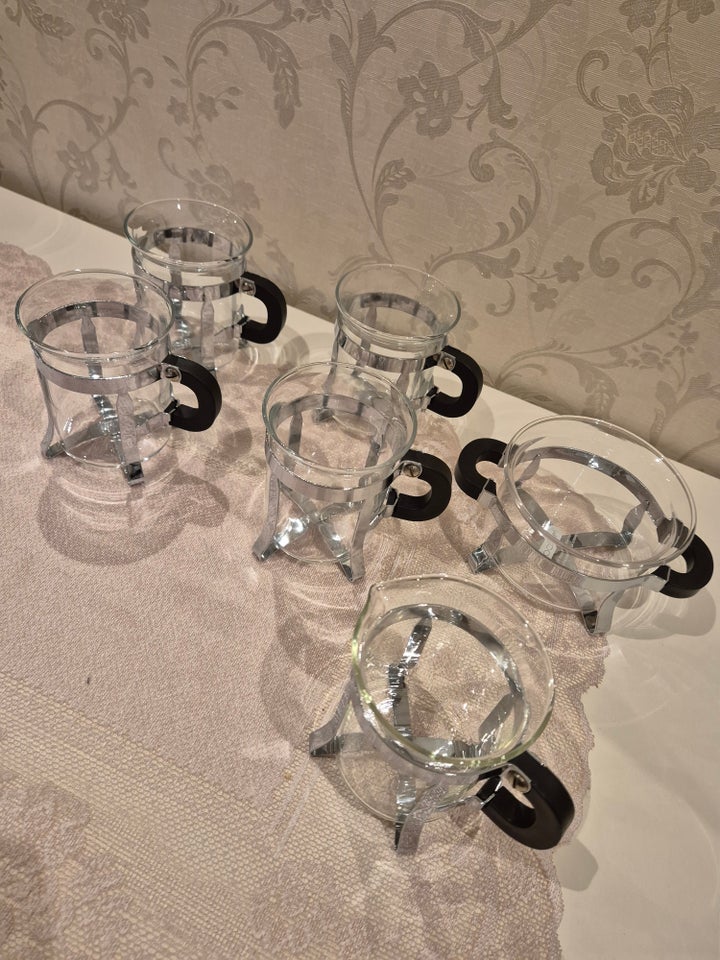 4x Kaffeglas+ sukker og