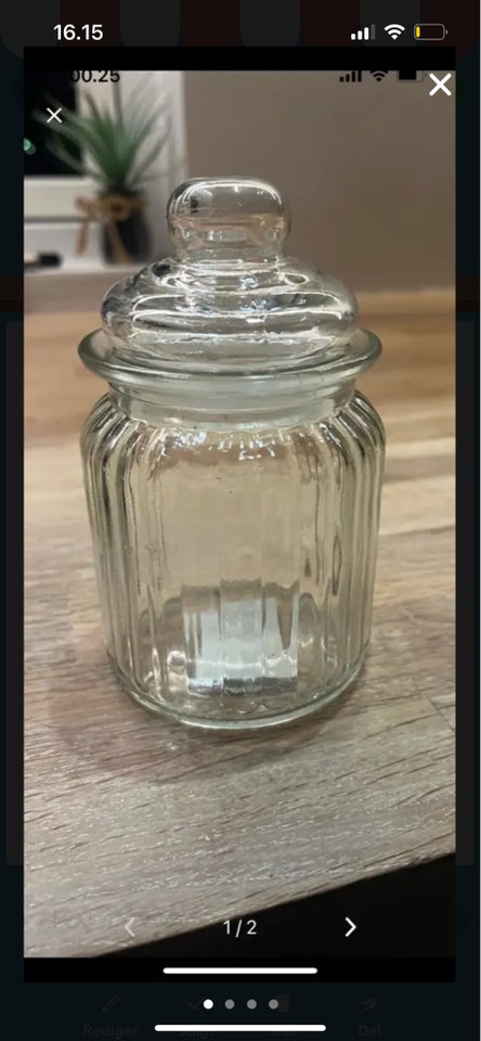 Glas Glas krukker / beholder