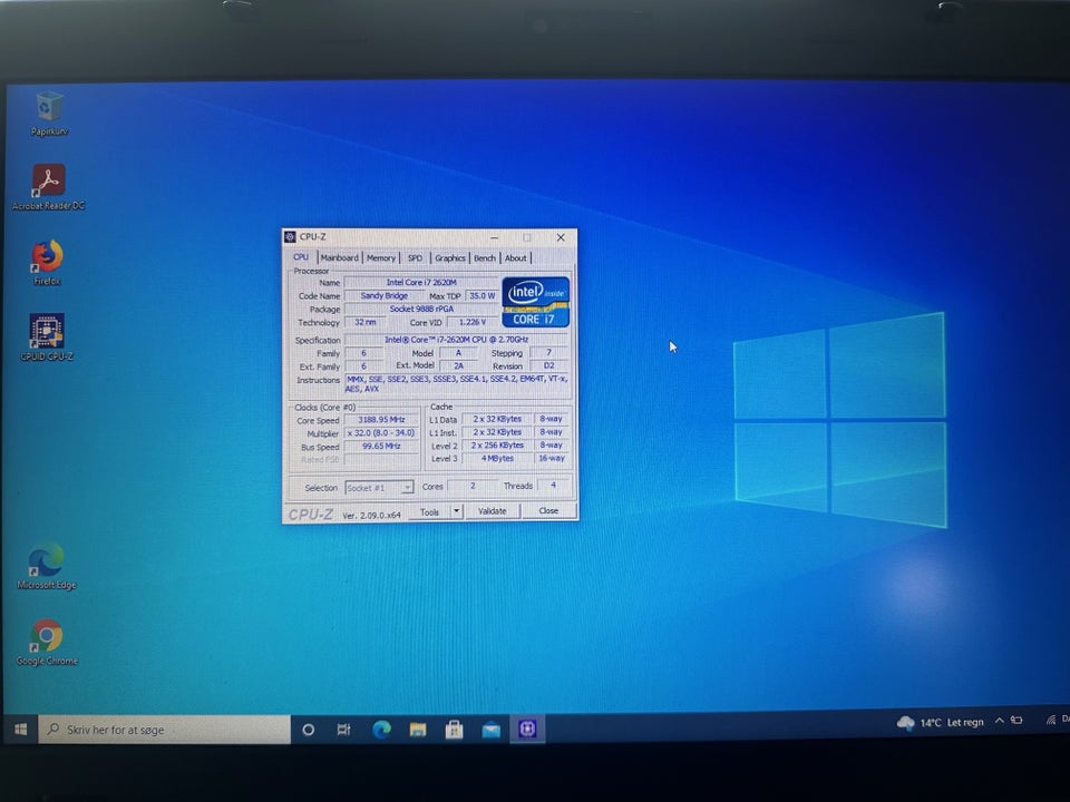 Lenovo T520 I7 (27Ghz) GHz 8 GB