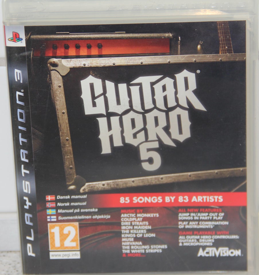 guitar hero 5, sælges, PS3