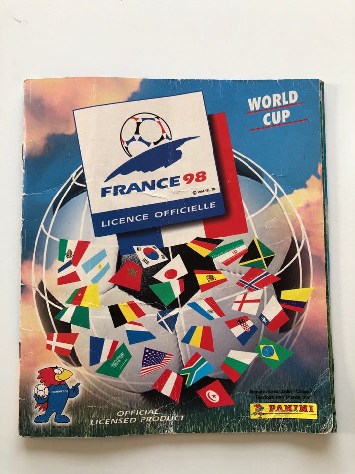 Klistermærker, France 98 World Cup