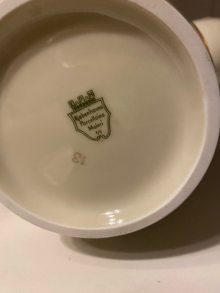 Porcelæn, Kaffekande, Kpm