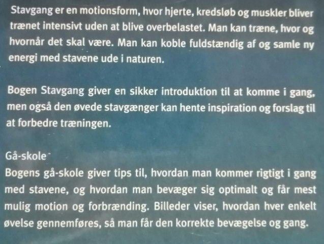 Stavgang-alt om udstyr, teknik,