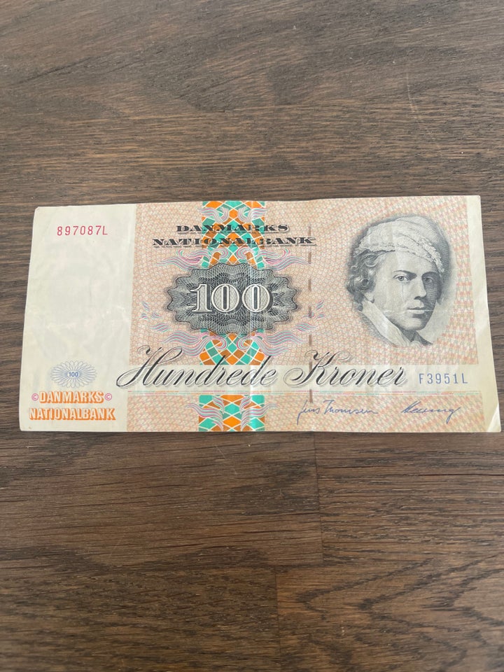 Danmark, sedler, 100