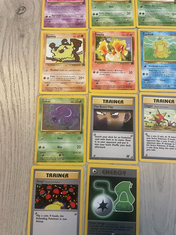 Samlekort, Pokemonkort team