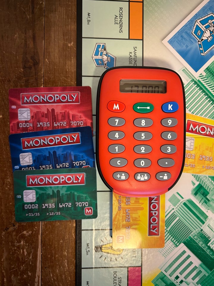 Monopoly elektronisk bank,