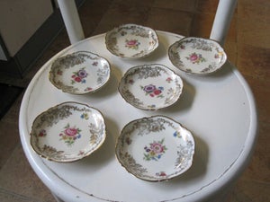 Porcelæn Sidetallerkner