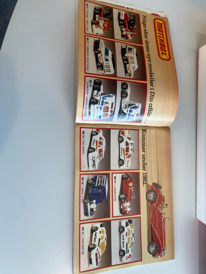 Modelbil, Matchbox katalog