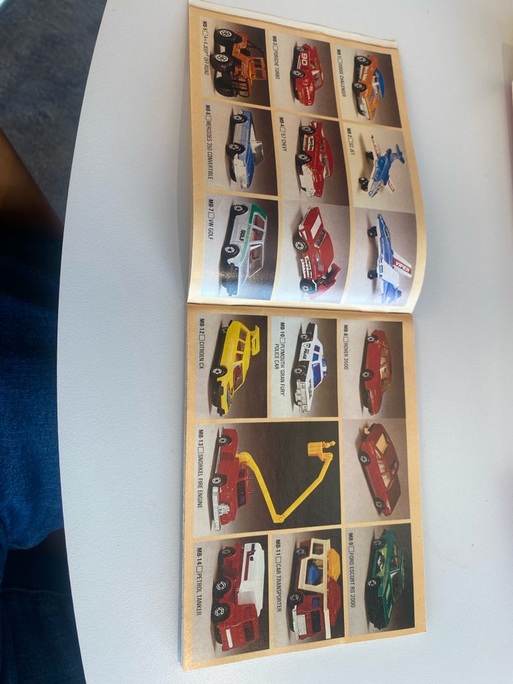 Modelbil, Matchbox katalog