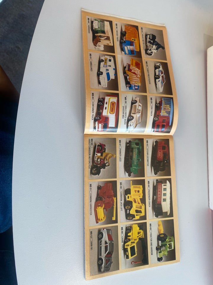 Modelbil, Matchbox katalog