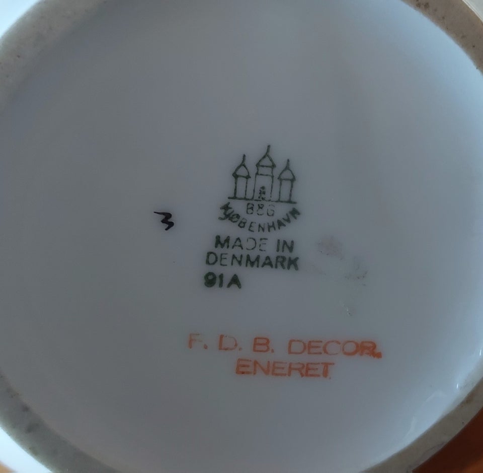 Porcelæn, Kaffekande , Bing og