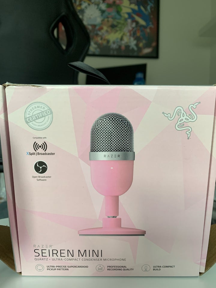 Mikrofon, Razer seiren mini pink,