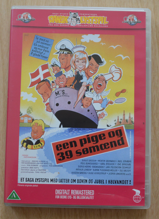 Een pige og 39 sømænd, DVD, komedie