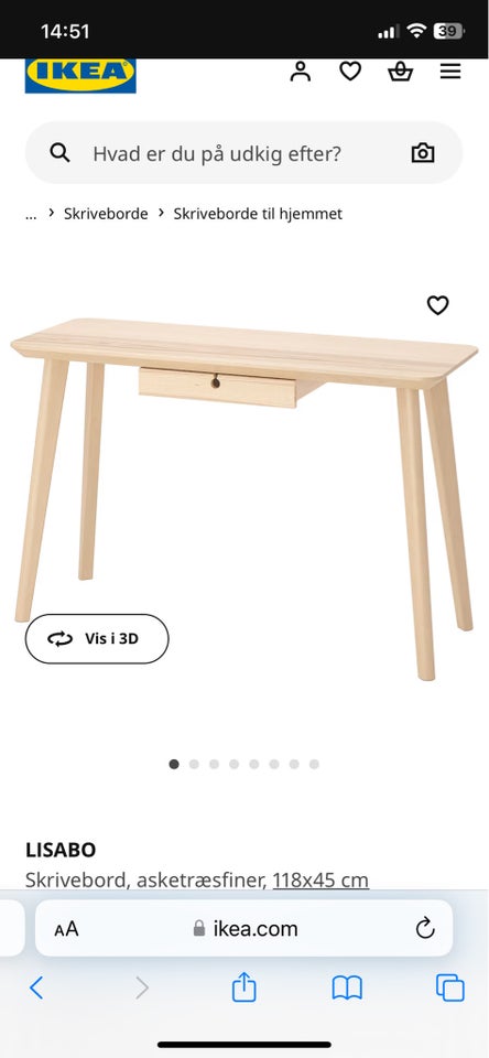 Skrive-/computerbord, IKEA