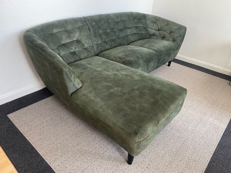 Sofa, velour, 3 pers.