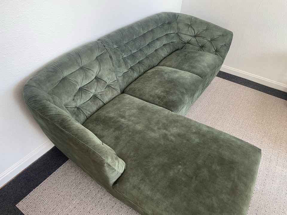 Sofa, velour, 3 pers.