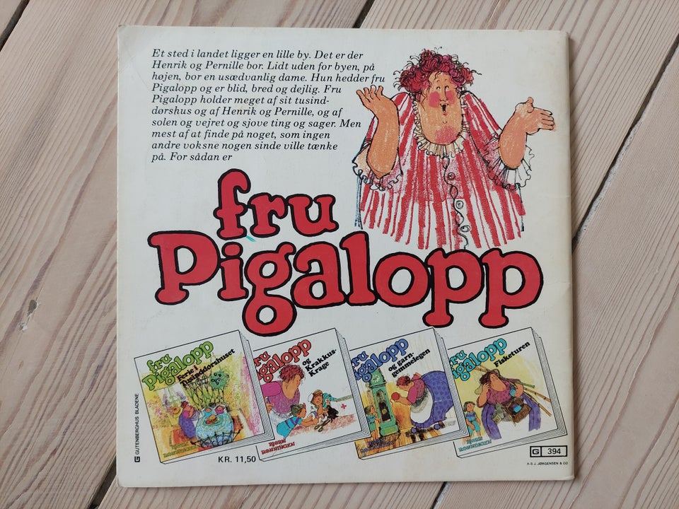 Bøger og blade, Fru Pigalopp