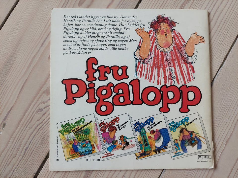 Bøger og blade, Fru Pigalopp