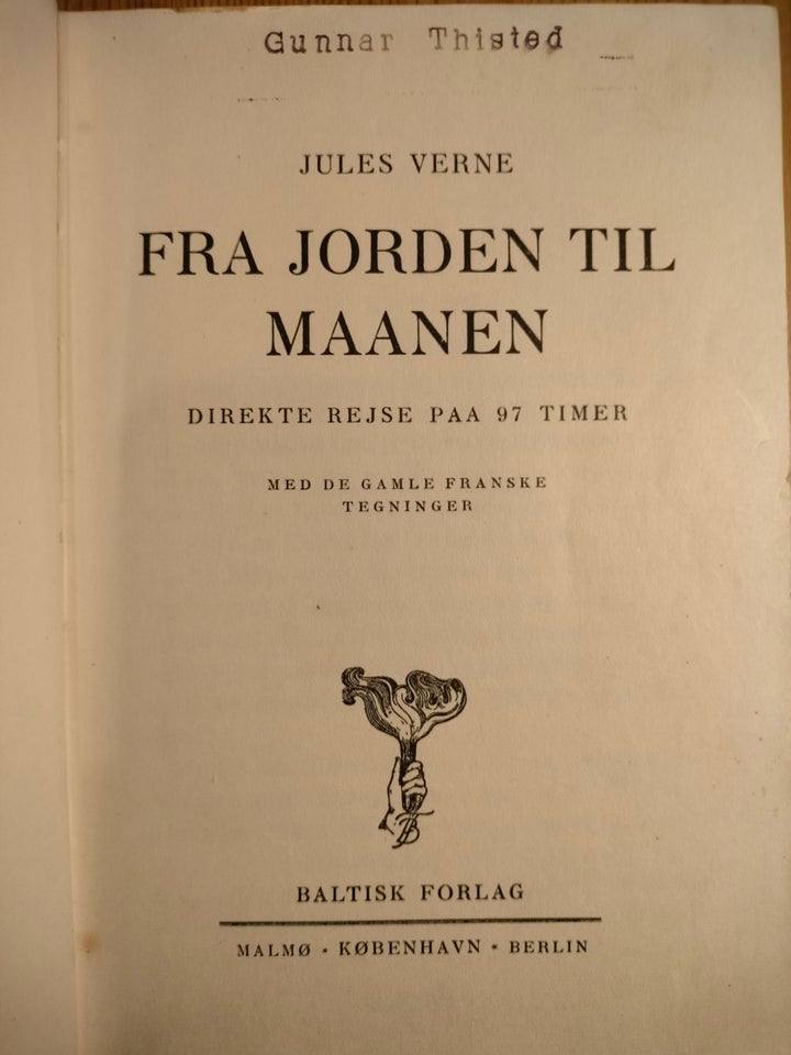 Fra Jorden til Maanen, Jules Verne,