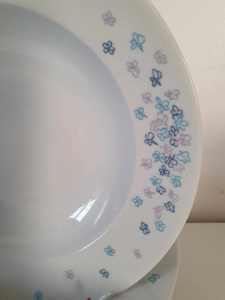 Porcelæn 7 Dybe tallerkener