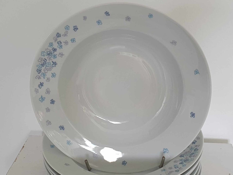 Porcelæn 7 Dybe tallerkener