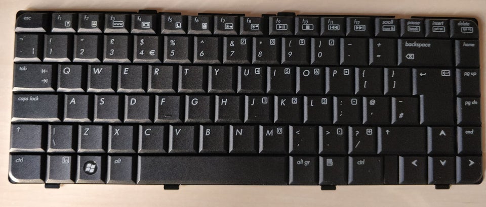 Tastatur, ., tastatur HP bærbar