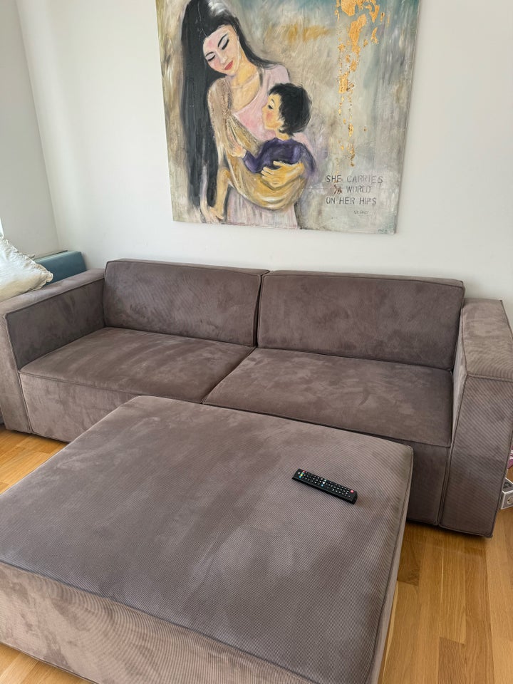 Sofa, fløjl, 2 pers.