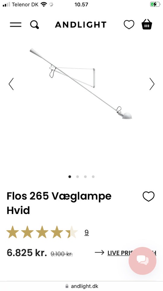 Væglampe, Flos