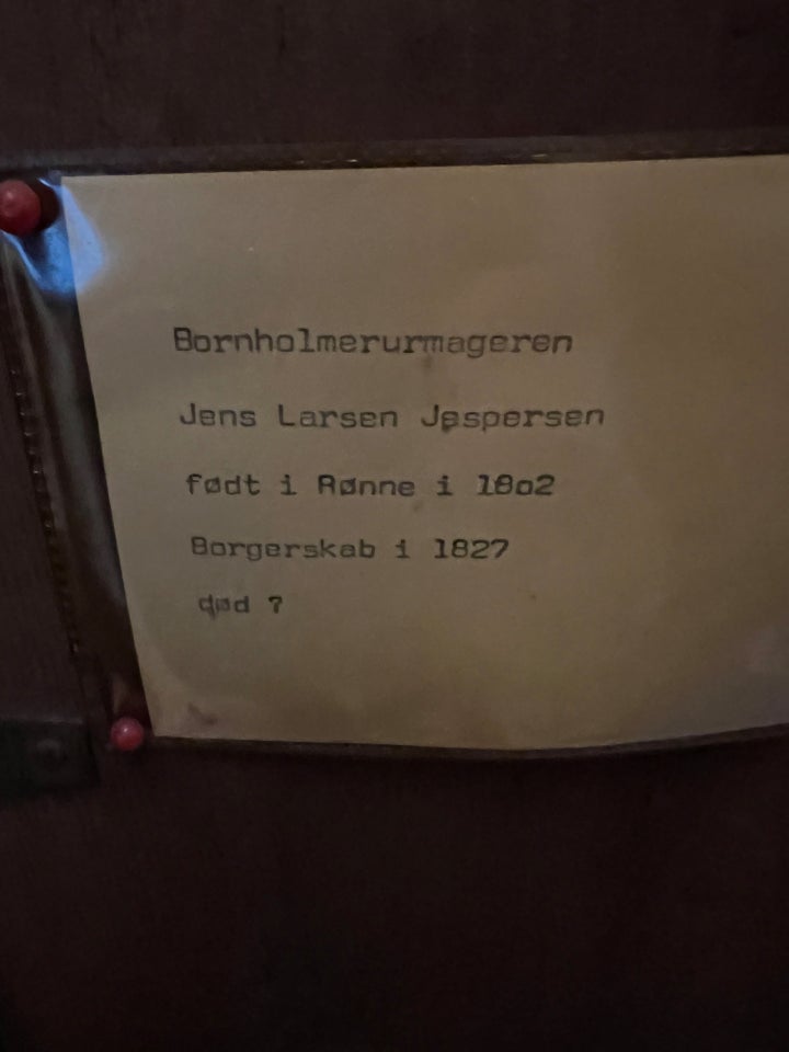 Bornholmerur, Jens Larsen