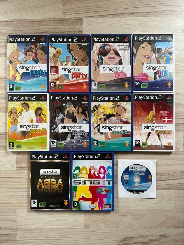 Singstar Spil, PS2