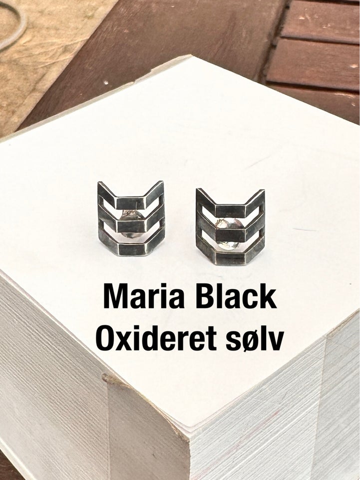 Øreringe, sølv, maria black