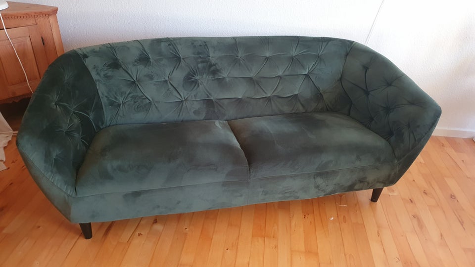 Sofa, velour, 2 pers.