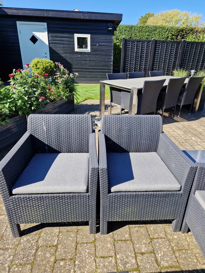 Loungesæt, Polyrattan