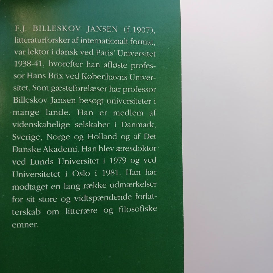 KiERKEGAARD, Jansen, F. J.