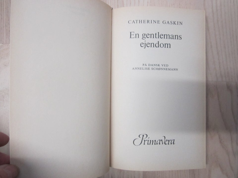 En gentlemans ejendom, , Catherine