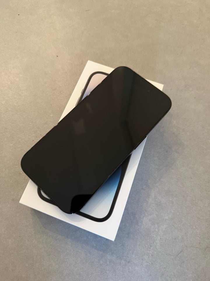 iPhone 14 Pro, 256 GB, sort