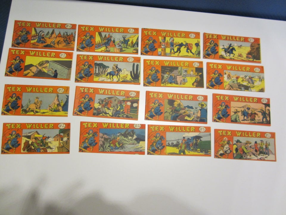 Tex Willer komplet samling 1956 og