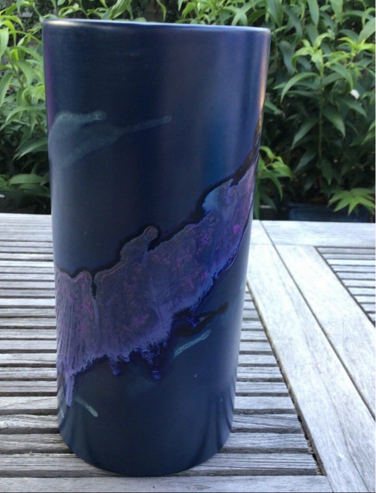 Keramik Knabstrup vase fra