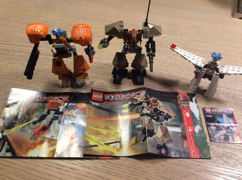 Lego Exo-Force 5966 7708 og 7711