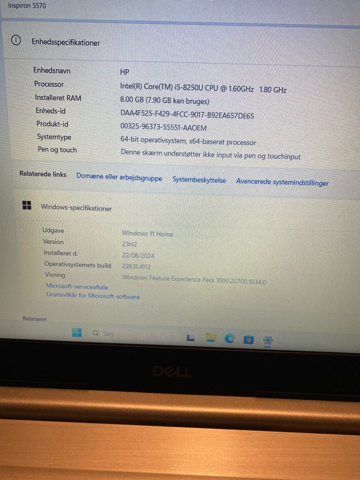 Dell Inspiron 15 5000 series Dual