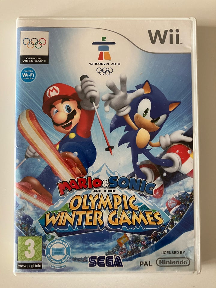 Mario  Sonic at the Olympic Winter