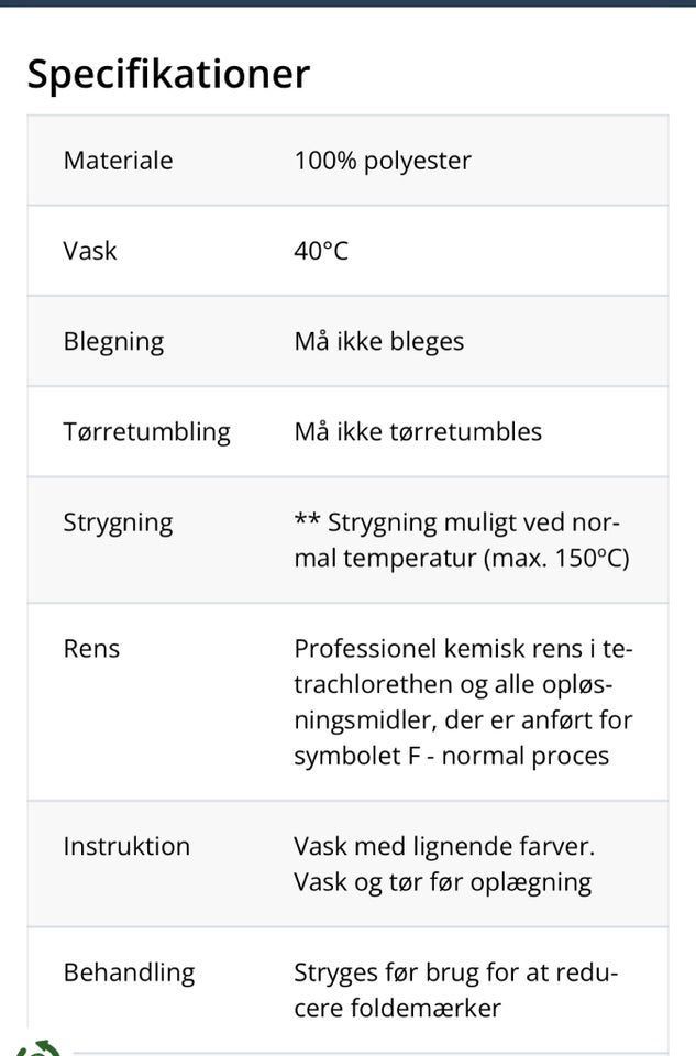 Mørklægningsgardin, b: 140 h: 175