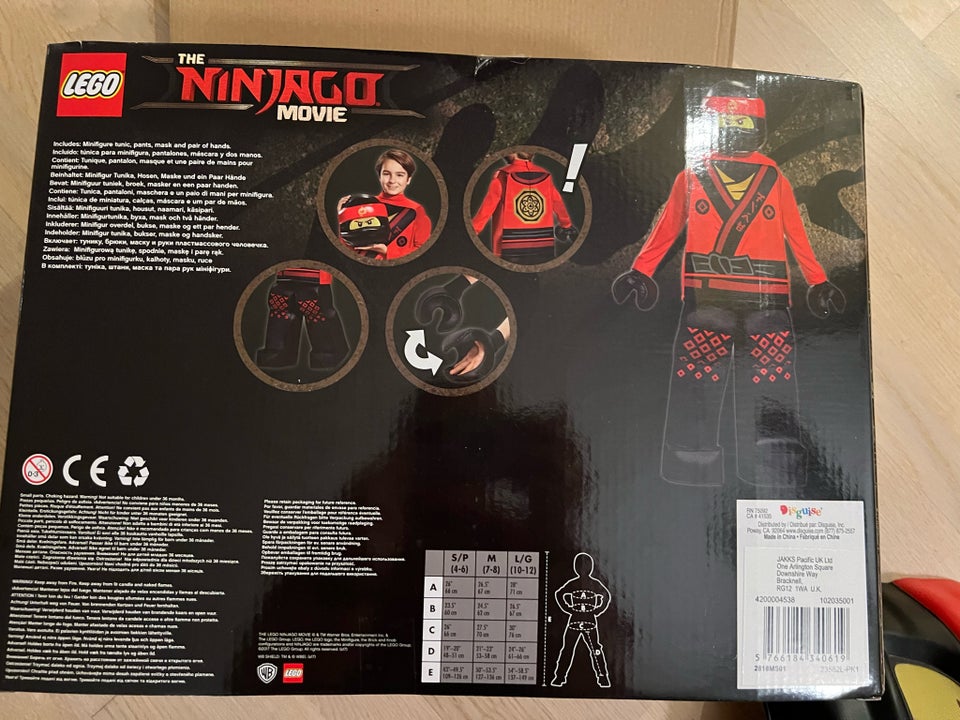 Udklædningstøj, Ninjago Kai, Lego