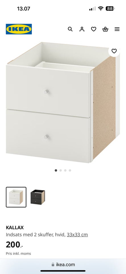 Reol IKEA KALLAX / EXPEDIT b: 33 d: