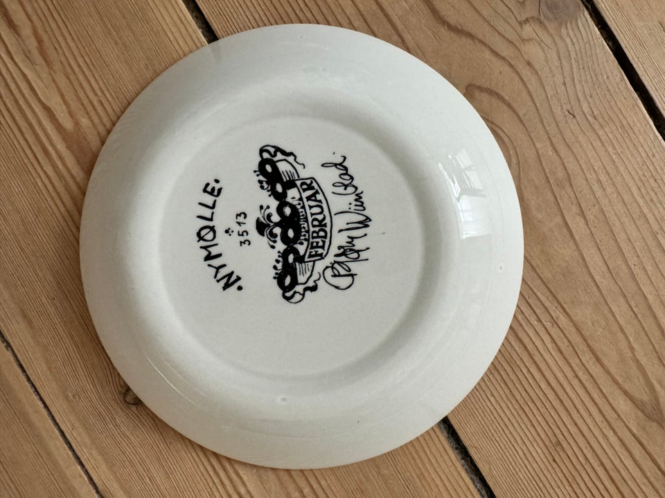 Porcelæn Lille dyb tallerken 