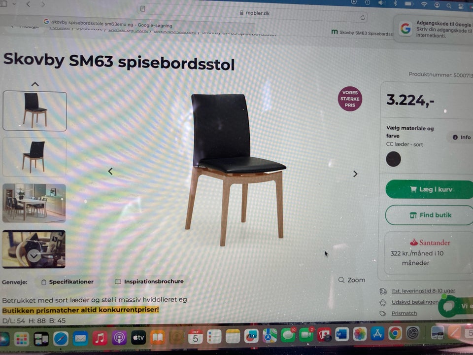 Spisebordsstol, EG, Skovby