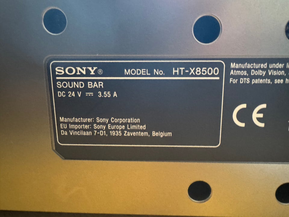 Højttaler, Sony, HT-X8500