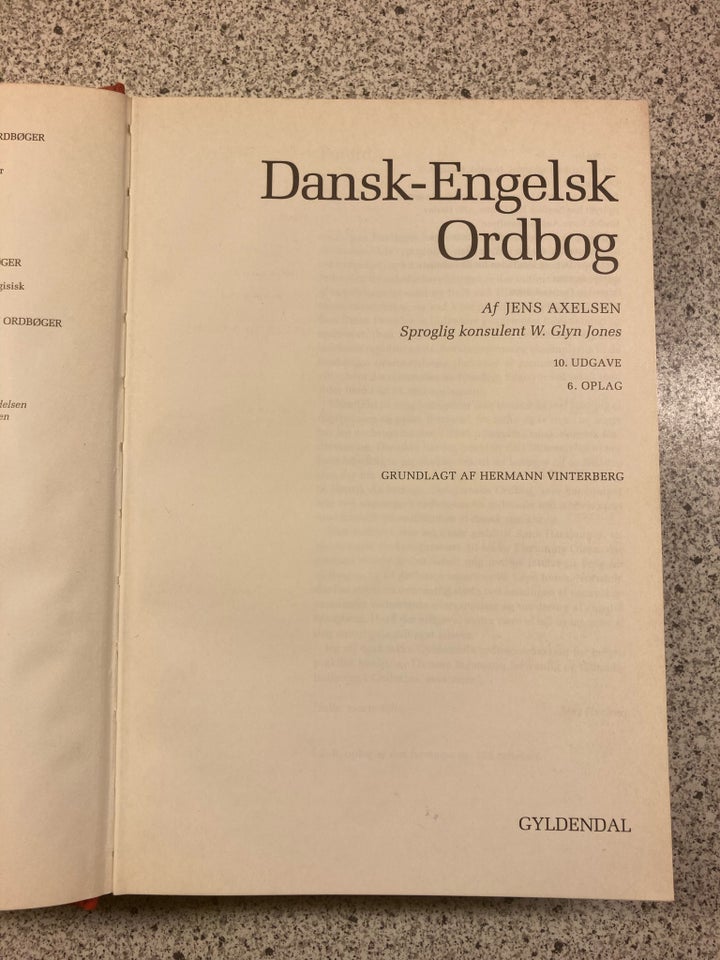 Dansk Engelsk Ordbog, Gyldendals